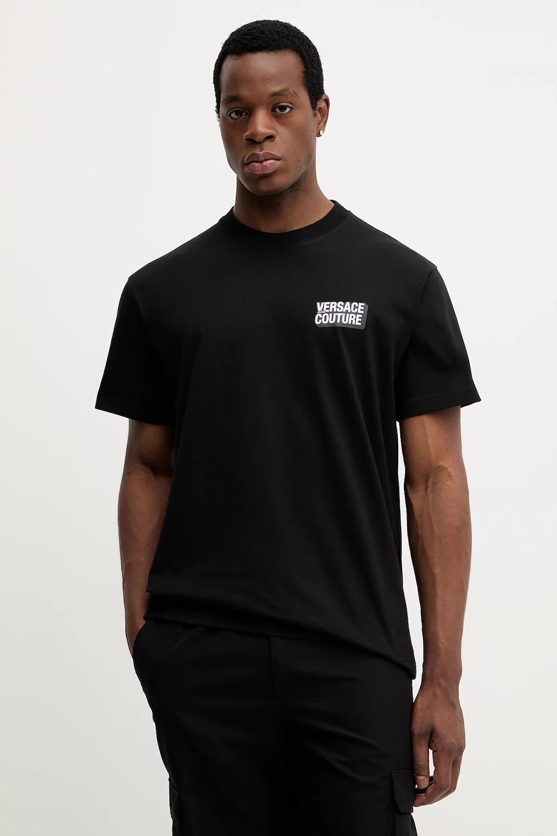 T-shirt Preta Versace Jeans Couture FW25