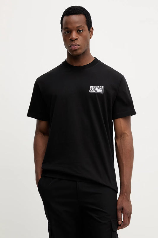 T-shirt Preta Versace Jeans Couture FW25