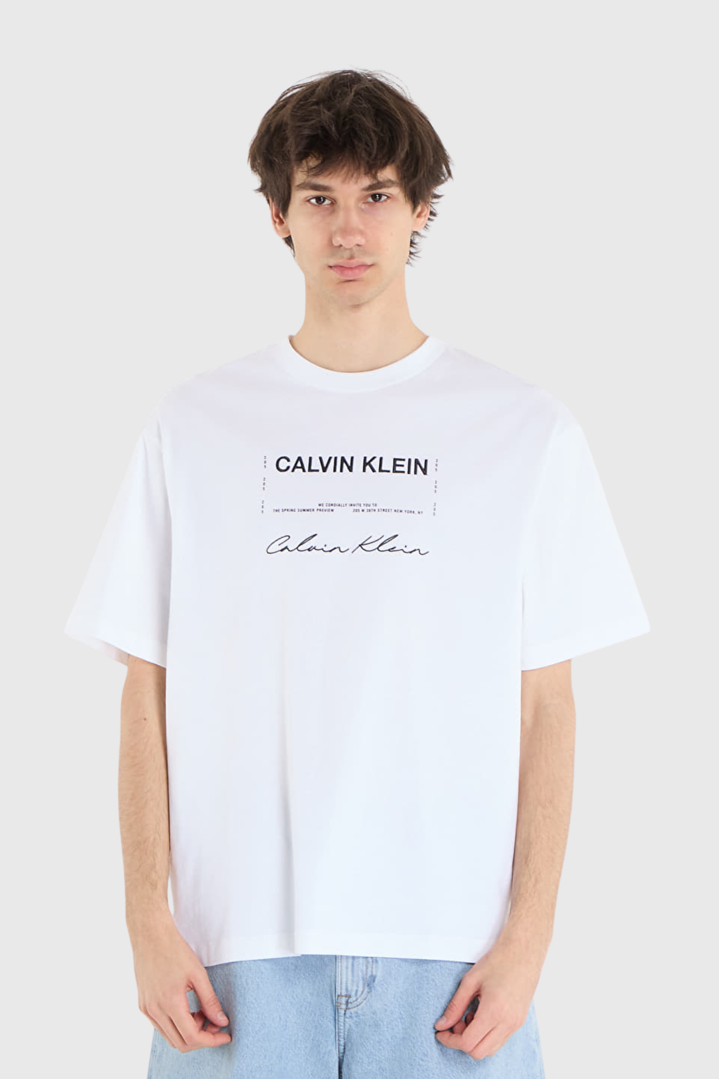 T-shirt Branca Calvin Klein SS26