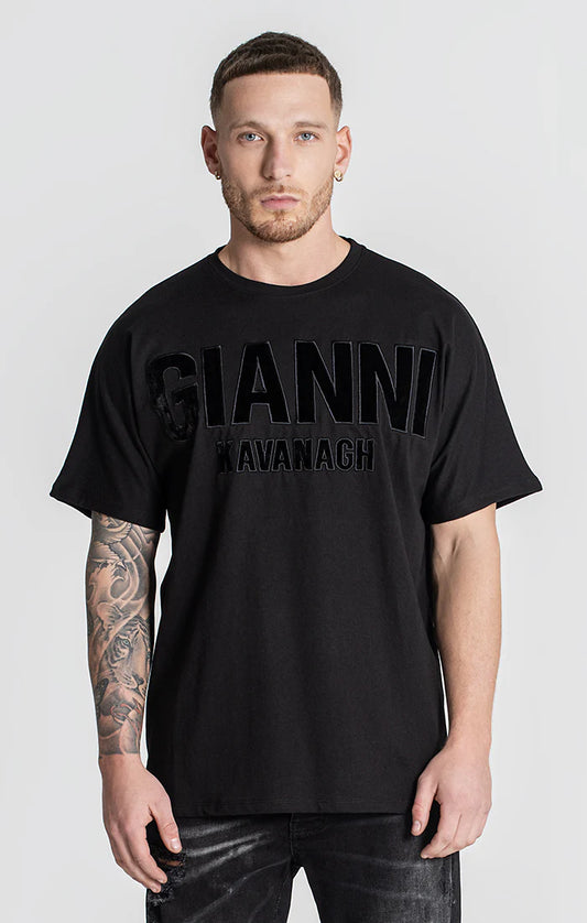 T-shirt Gianni Kavanagh Preta GKM006213 FW24