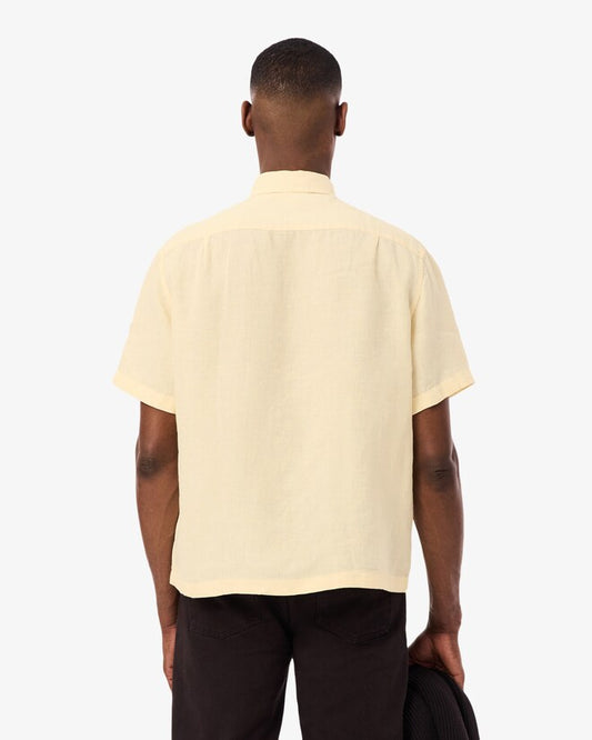 Camisa de Linho Bege Lacoste SS26