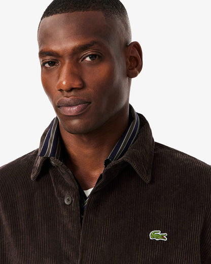 Casaco Bombazine Castanho Lacoste FW25 Lacoste