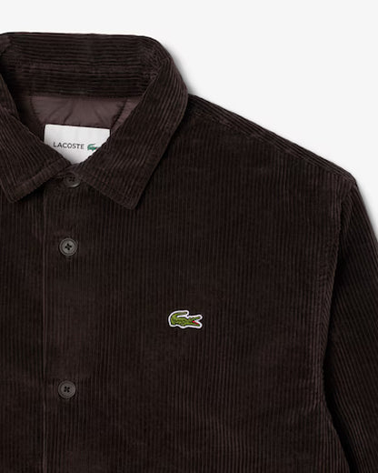 Casaco Bombazine Castanho Lacoste FW25 Lacoste