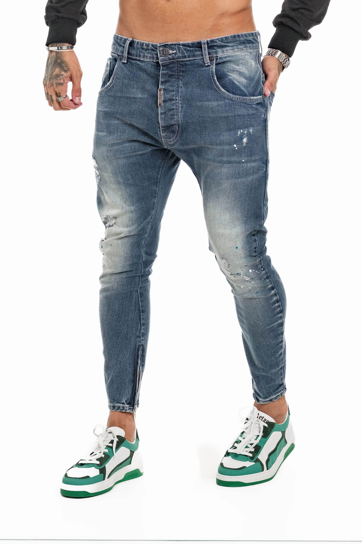 Calça de Ganga Roma Retzo SS26