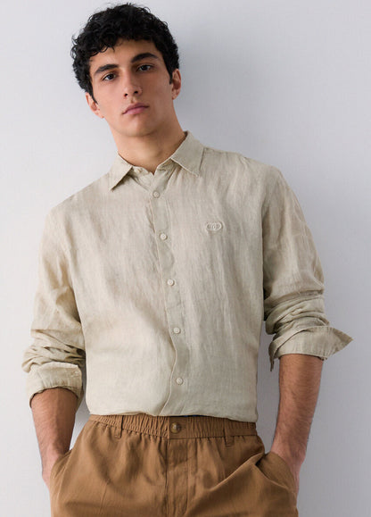 Camisa Bege 100% Linho LIU JO