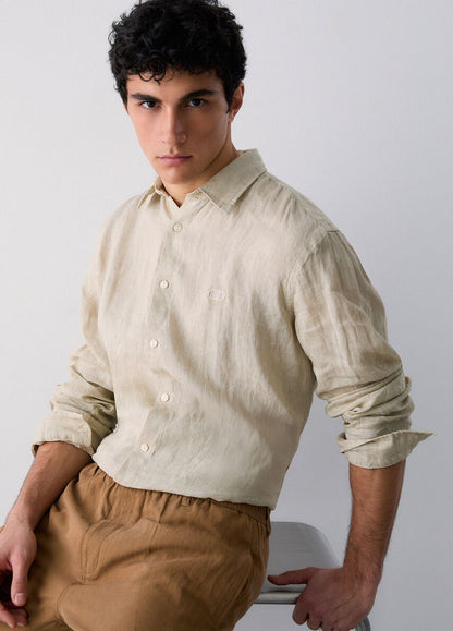 Camisa Bege 100% Linho LIU JO