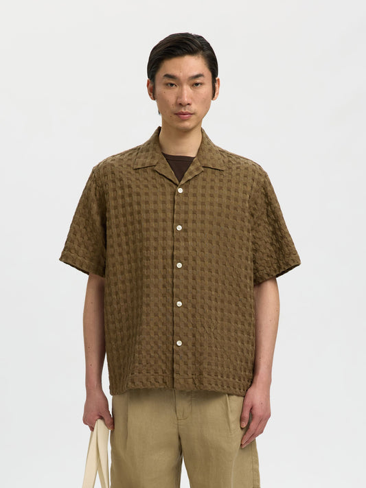 Camisa Castanha Selected SS26