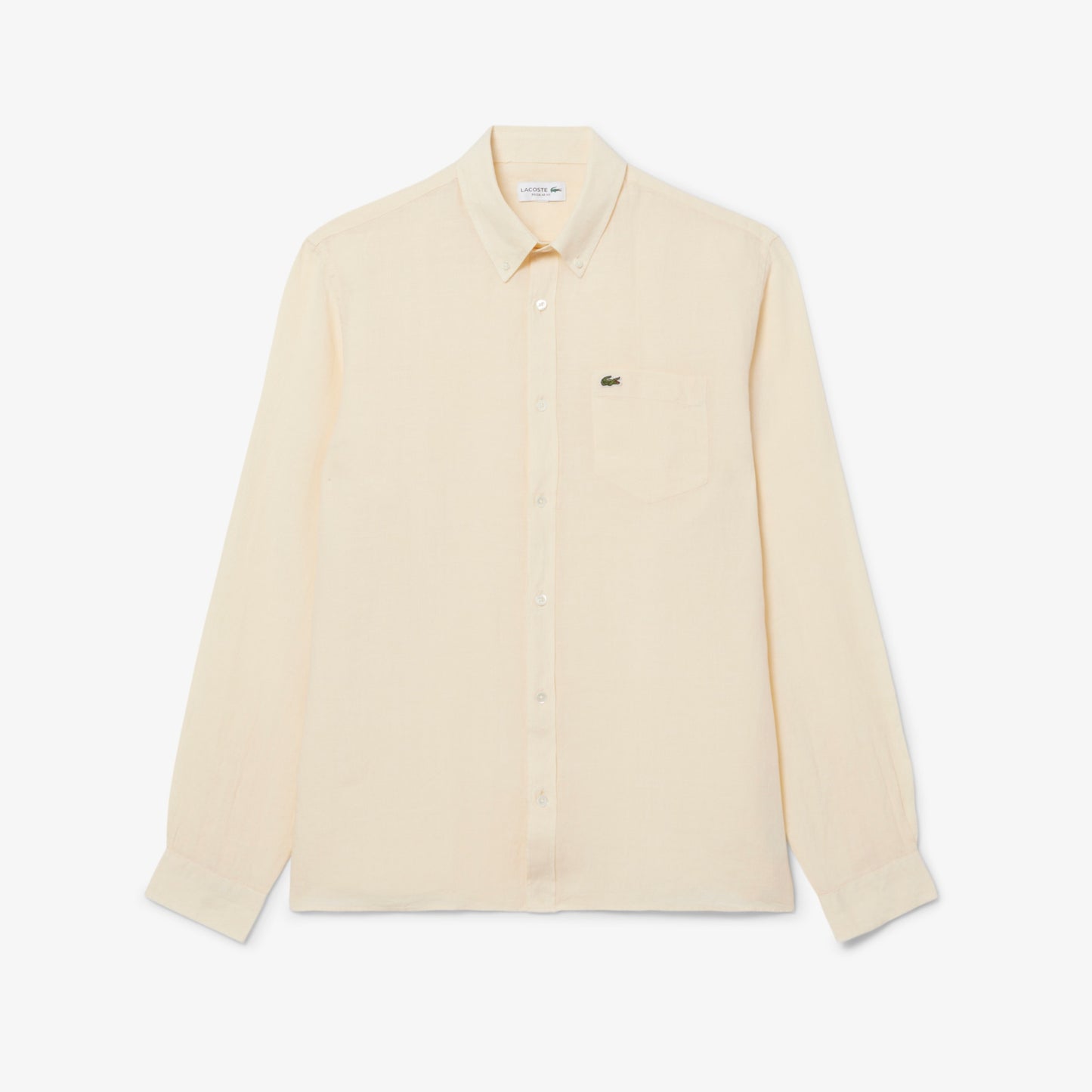 Camisa de Linho Bege Lacoste SS26