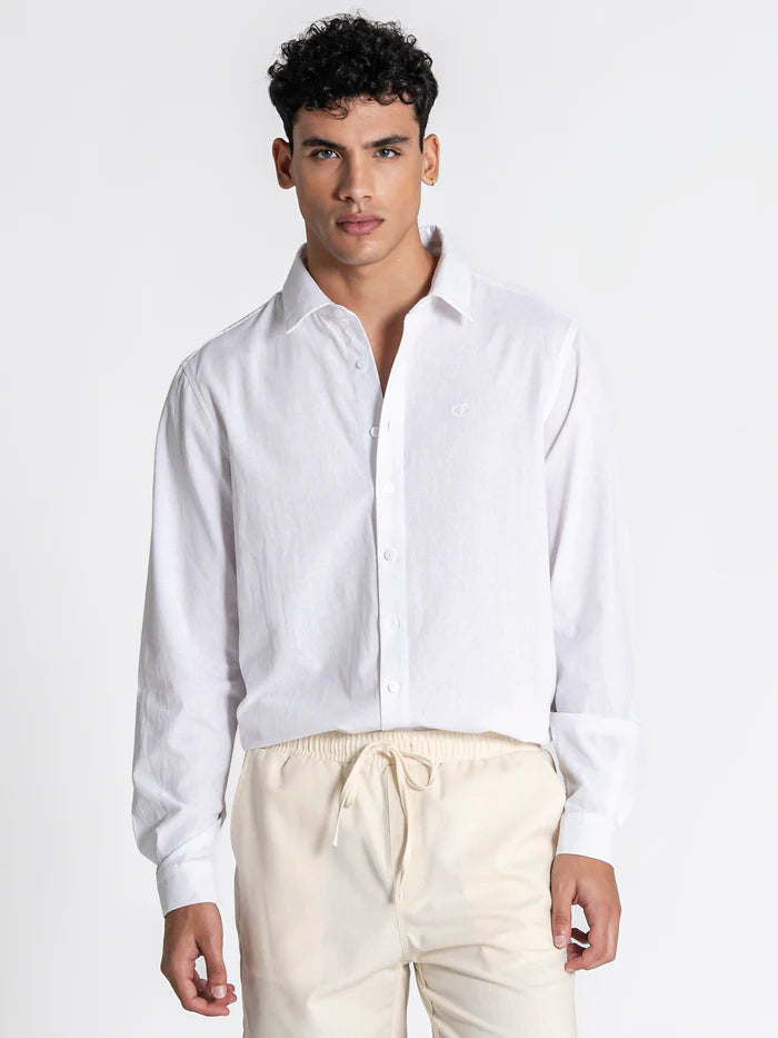 Camisa de Linho Branca