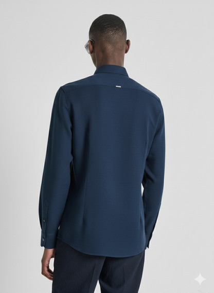 Camisa de Linho Azul Antony Morato