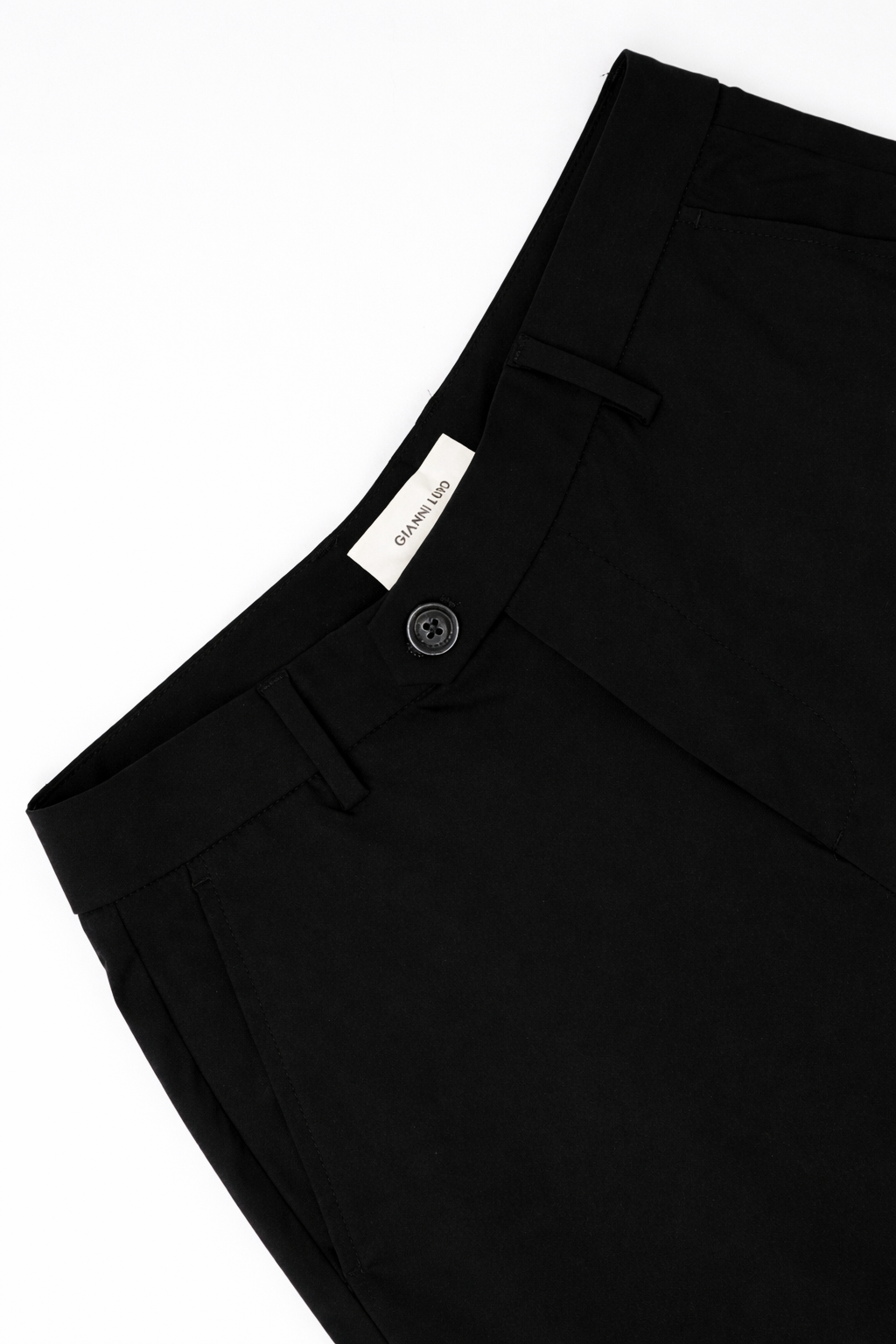 Calça Tecido Tecnico Preta Gianni Lupo SS26