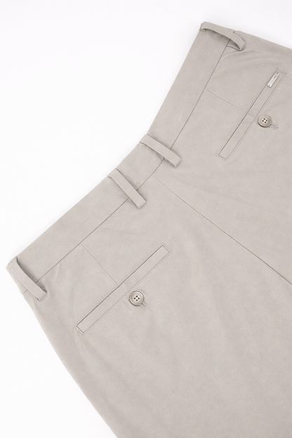 Calça de Tecido Tecnico Bege Gianni Lupo