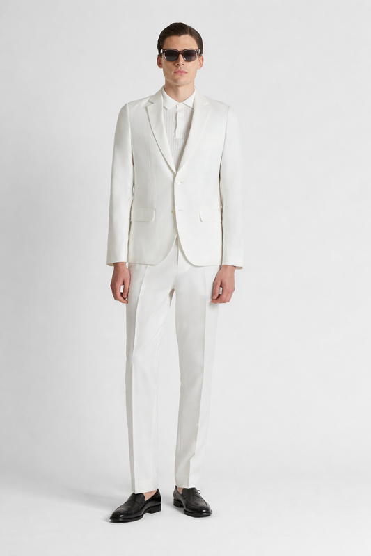 Fato Branco de Linho Antony Morato SS26