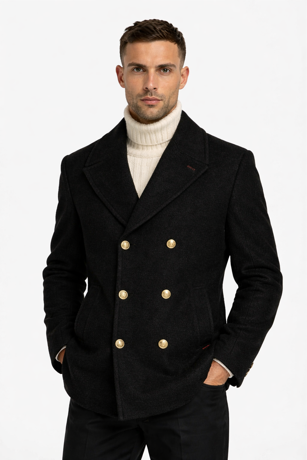 Casaco Preto Gianni Lupo FW25