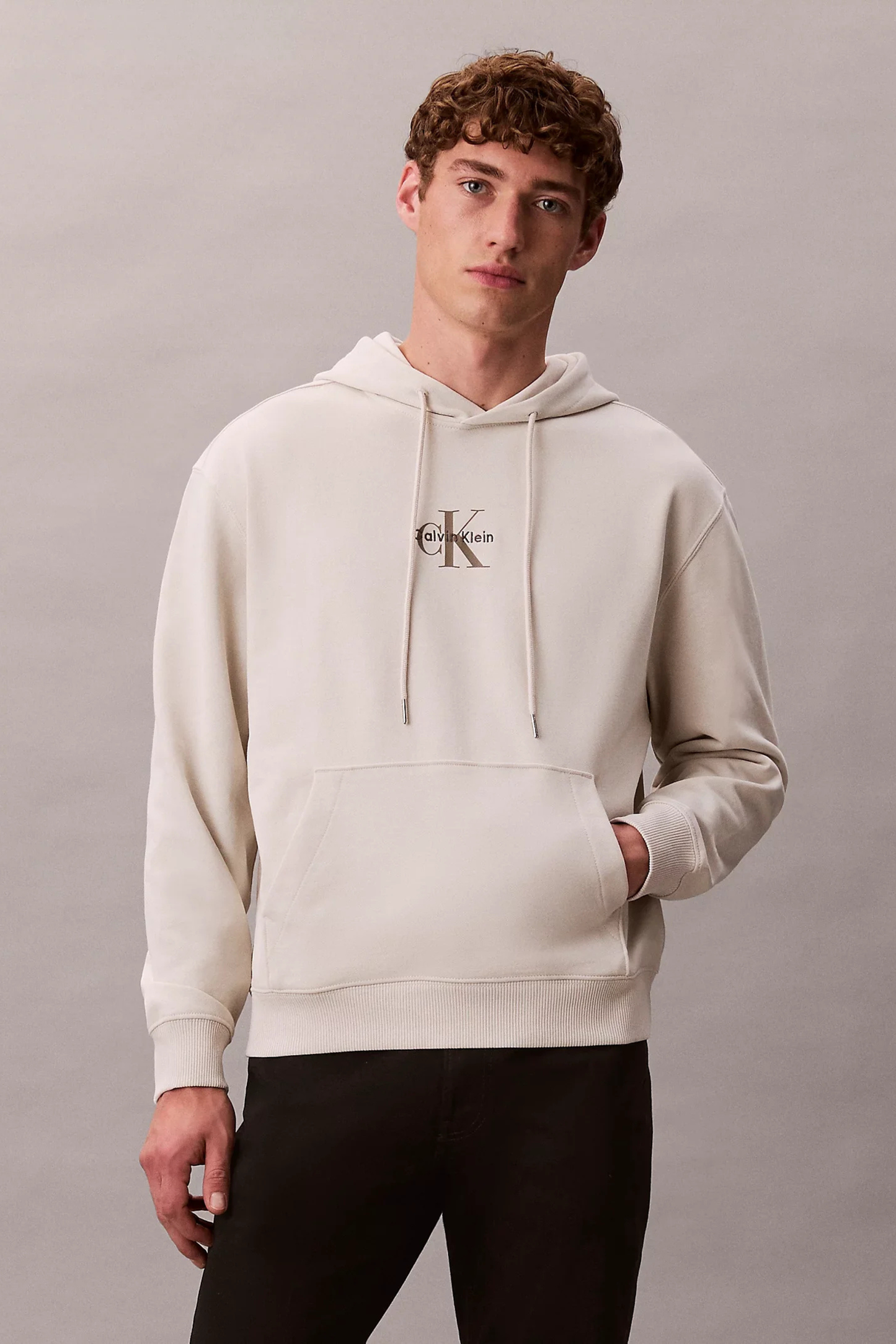 Sweatshirt Bege Calvin Klein FW25