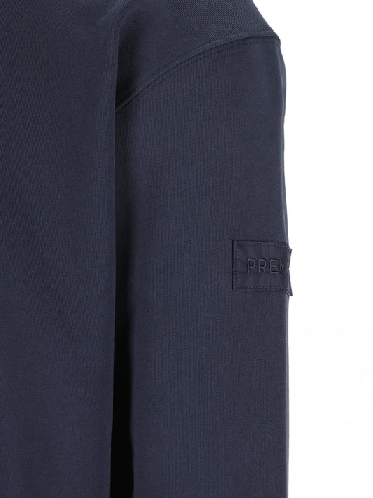 Sweatshirt Azul com Detalhe Lateral