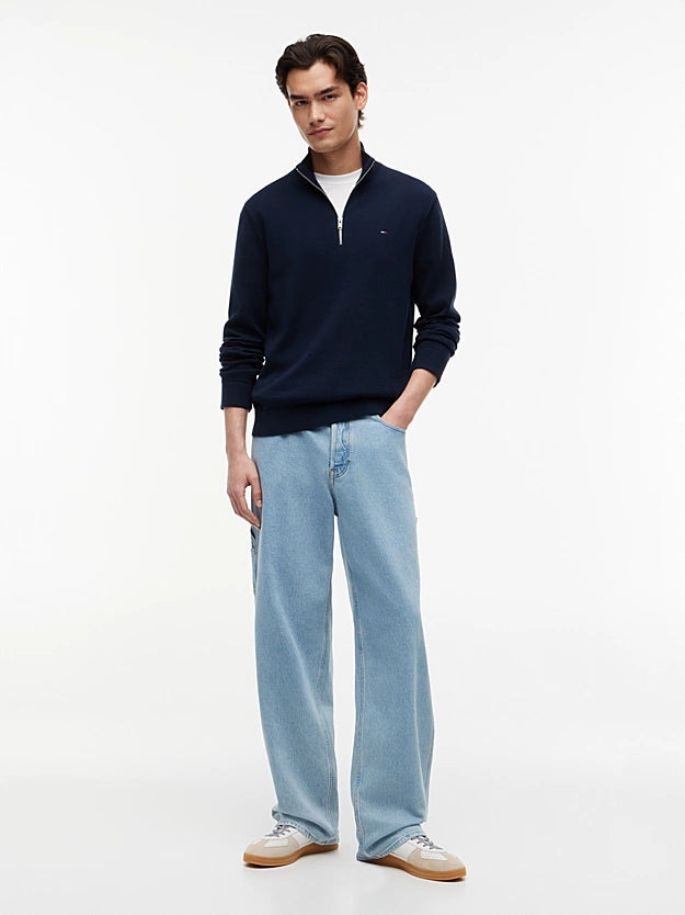 Camisola de Meio-Fecho Tommy Hilfiger Azul Tommy Hilfiger
