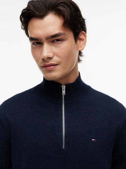 Camisola de Meio-Fecho Tommy Hilfiger Azul Tommy Hilfiger