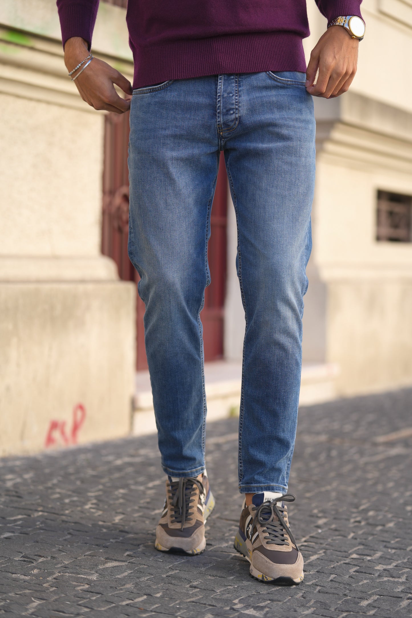 Calças de Ganga Azuis Liu Jo FW25