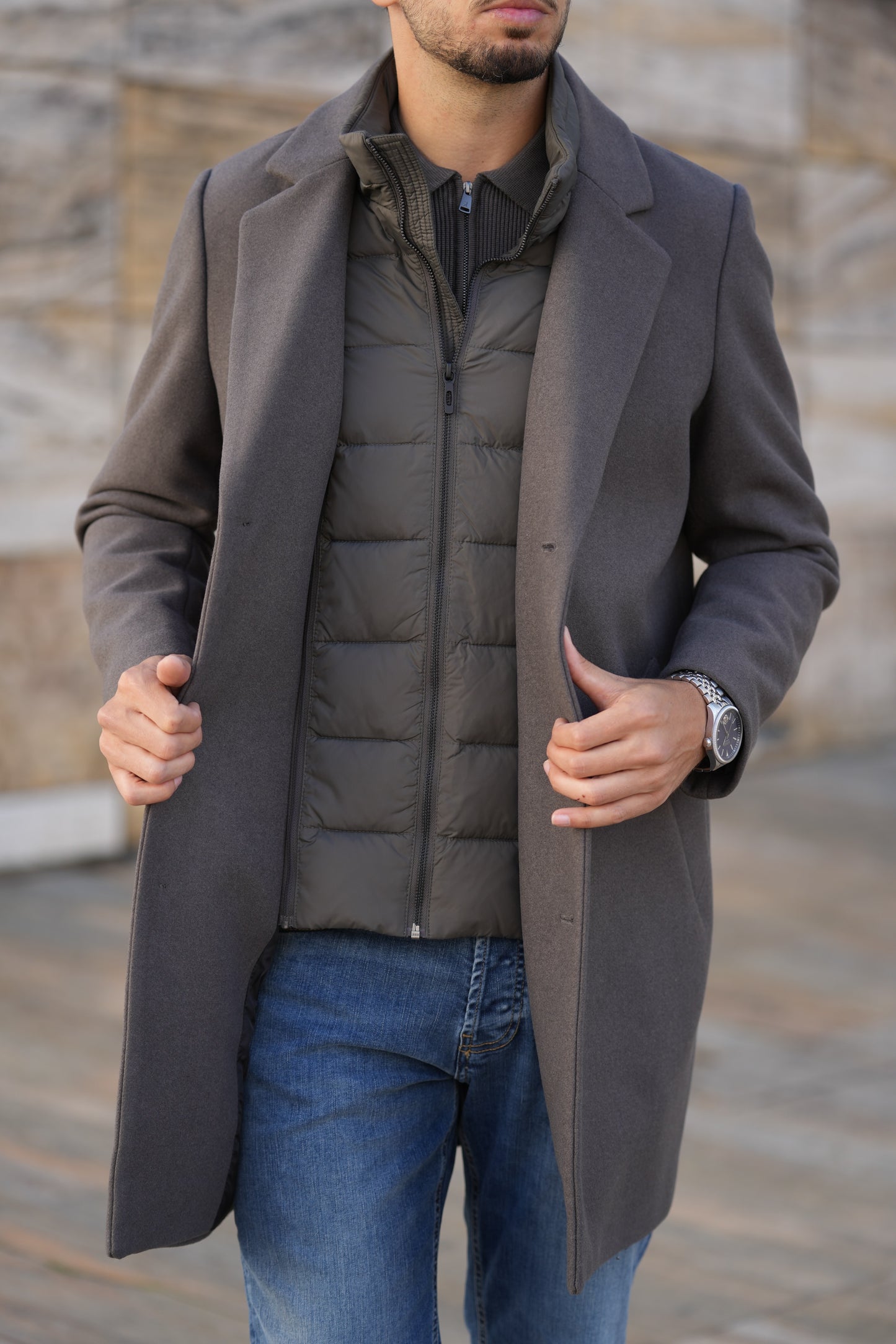 Sobretudo Verde Antony Morato FW25