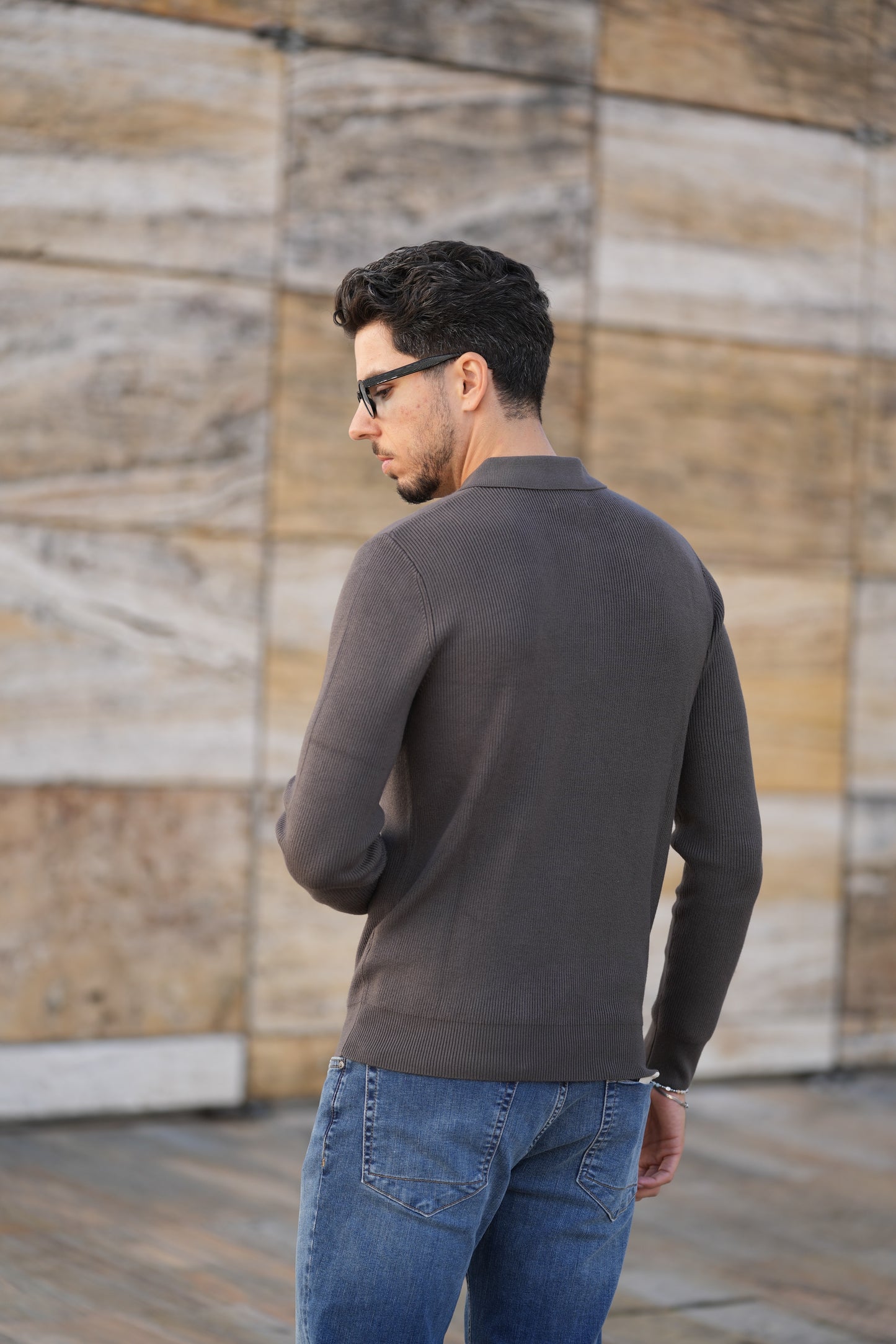 Polo de Manga Comprida Verde Gianni Lupo FW-25