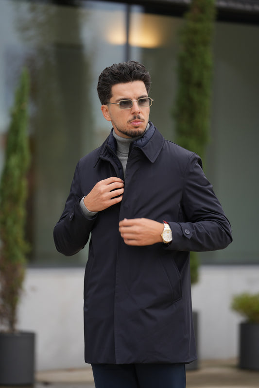 Gabardine Azul Marinha Imperial FW25