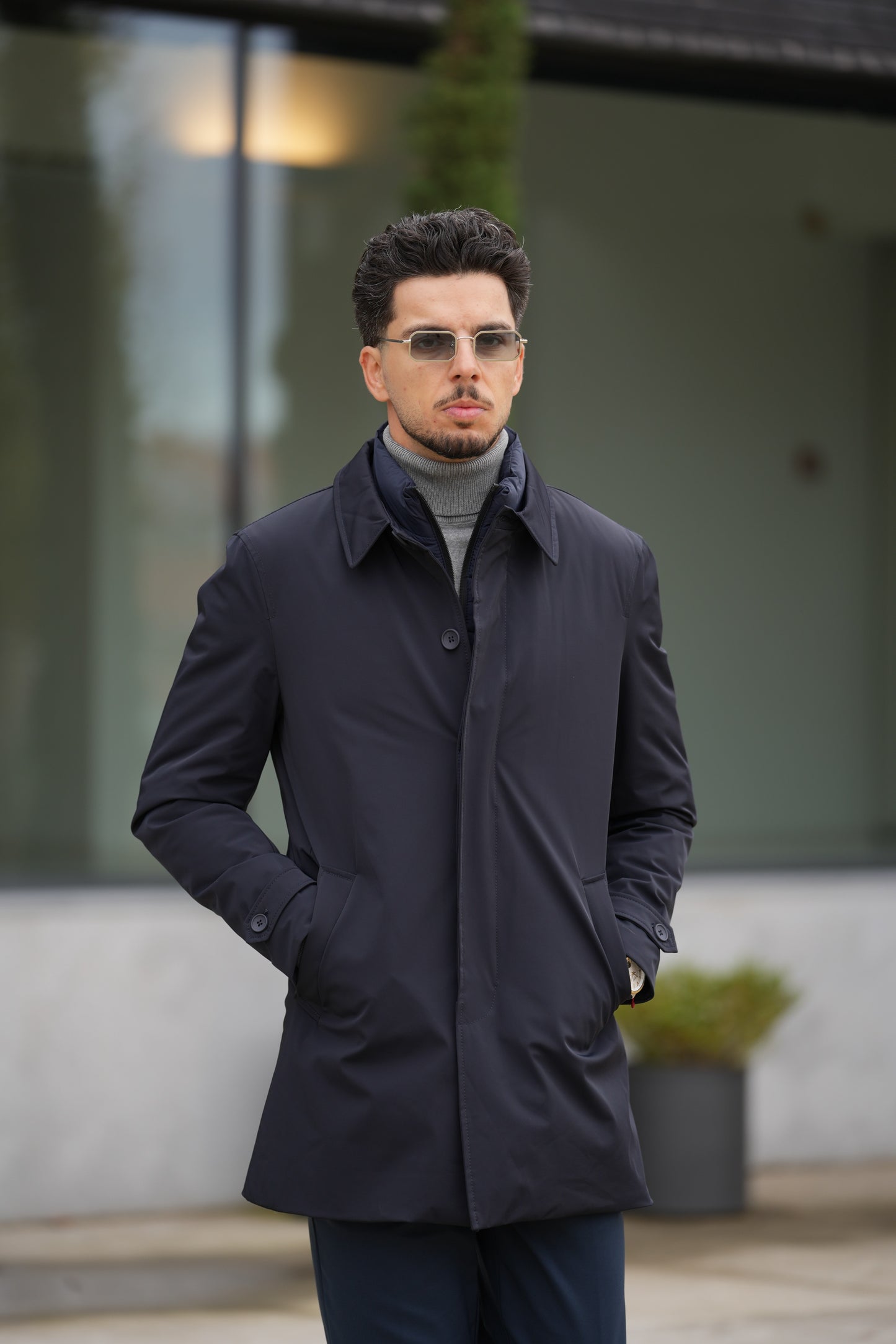 Gabardine Azul Marinha Imperial FW25