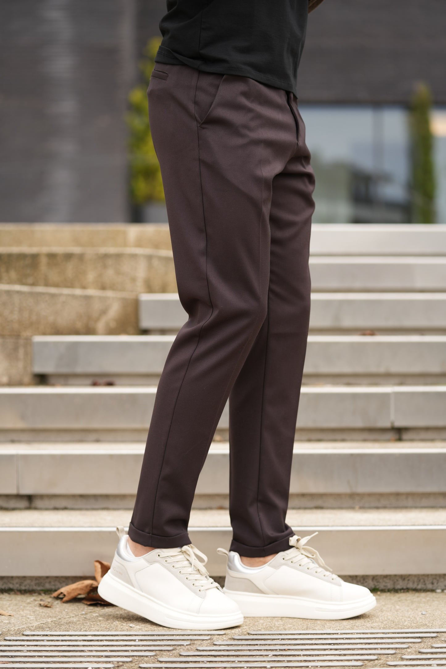 Calça Clássica Castanha Imperial FW25