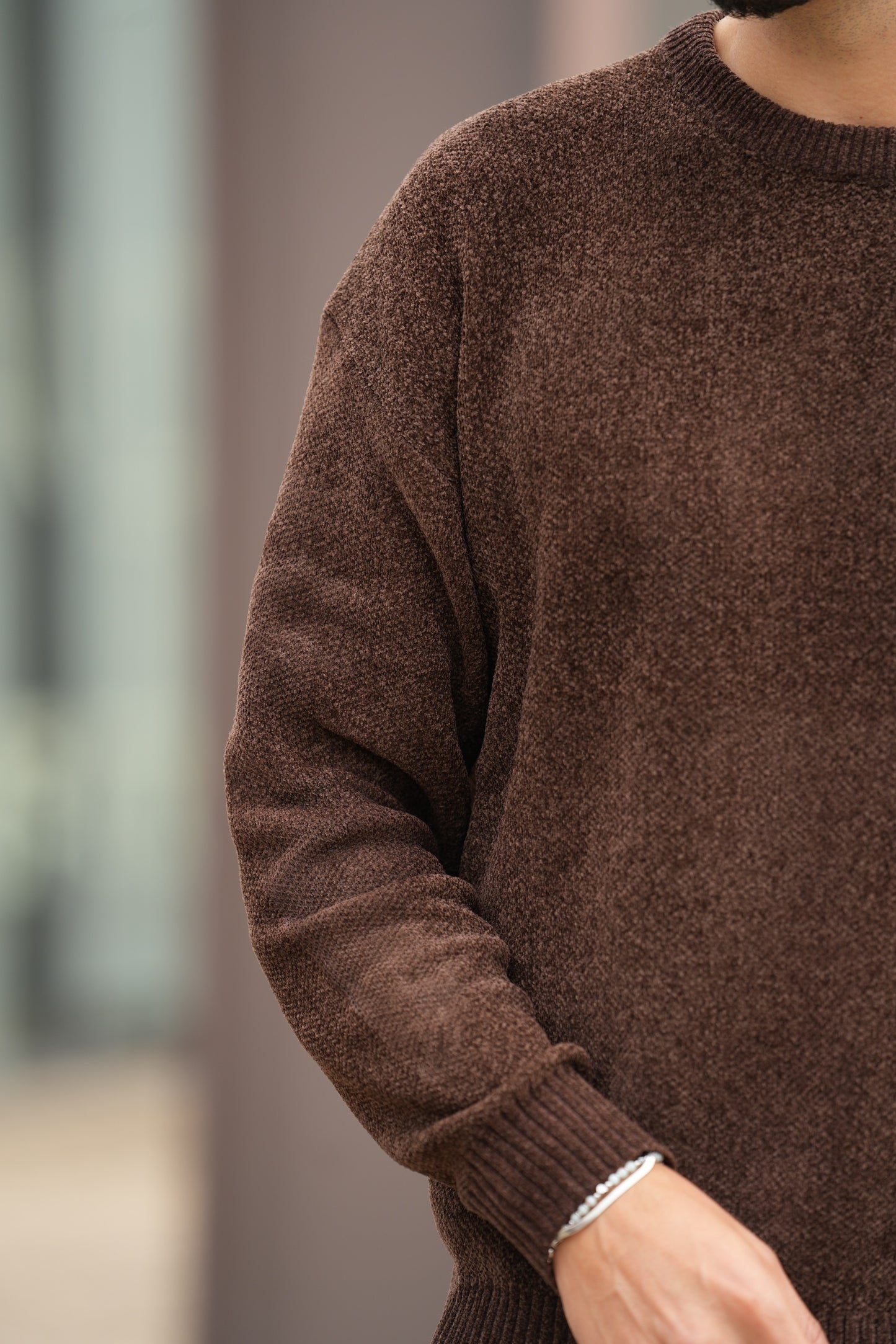 Camisola de Malha Castanha Gianni Lupo FW25