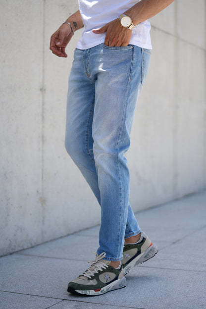 Calça de Ganga Clara Tapered LIU JO
