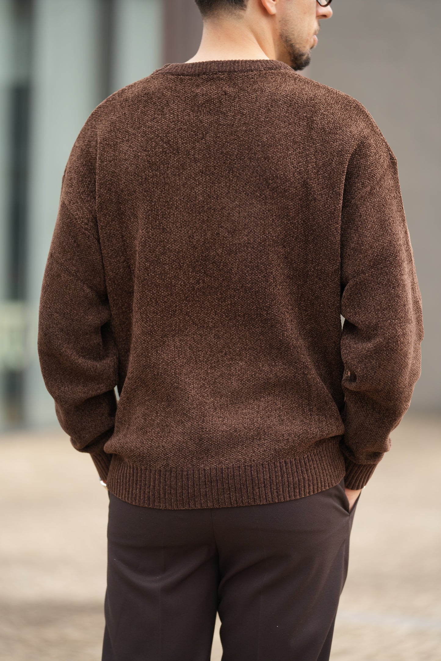 Camisola de Malha Castanha Gianni Lupo FW25