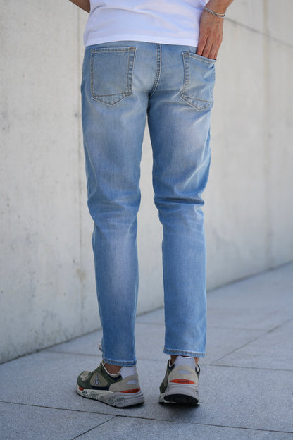 Calça de Ganga Clara Tapered LIU JO