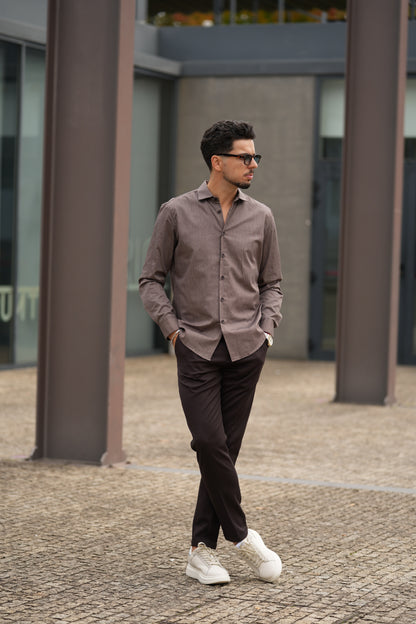 Camisa Castanha FW25 Imperial