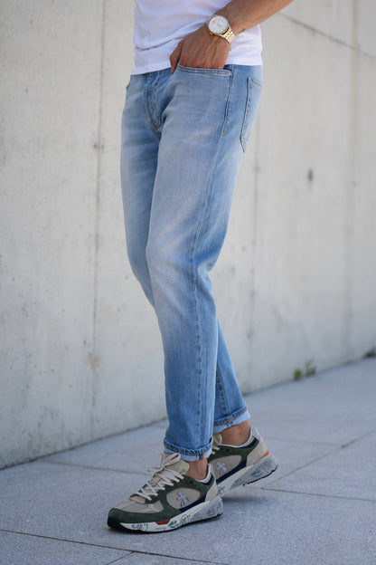 Calça de Ganga Clara Tapered LIU JO