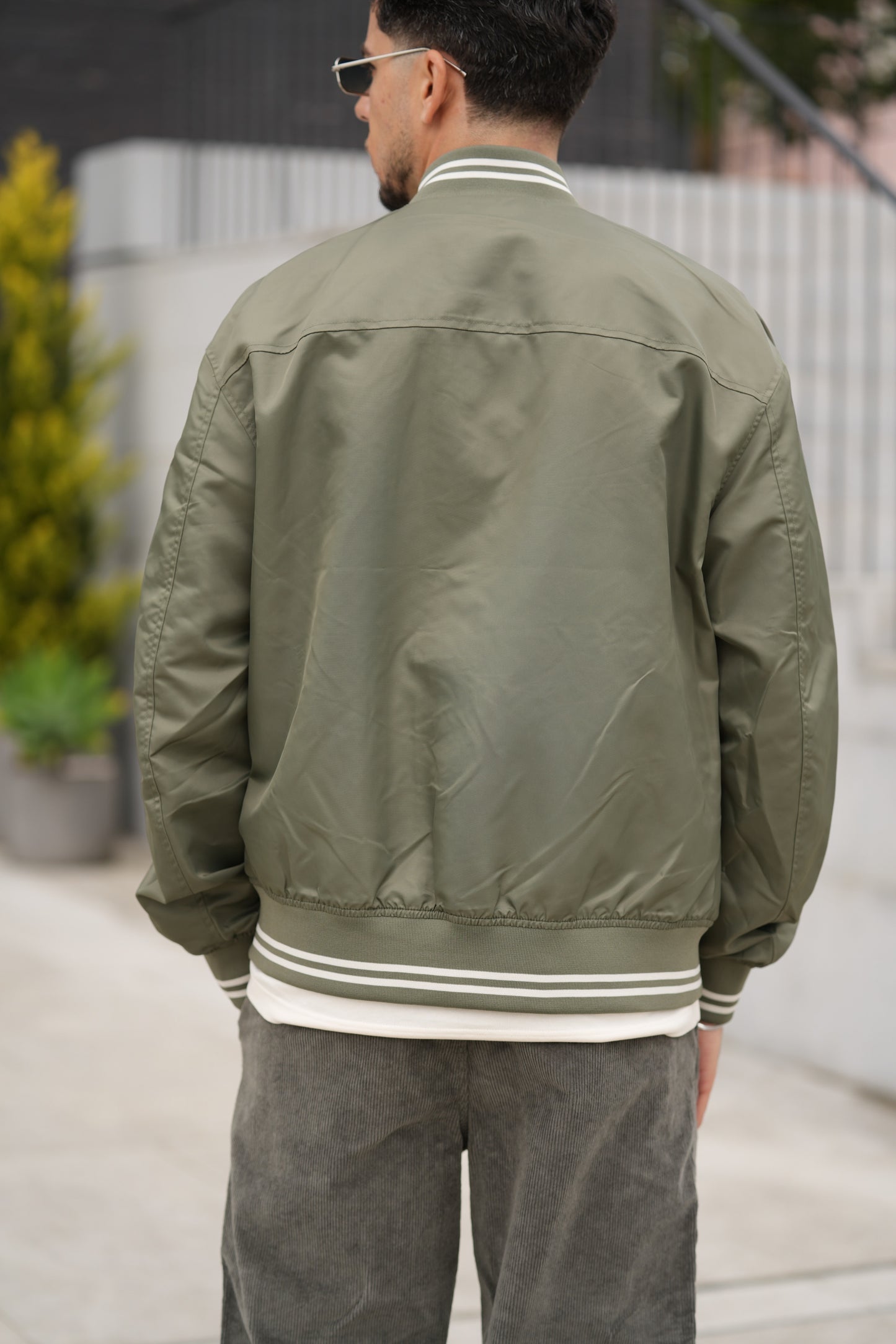 Casaco Bomber Verde Escuro Calvin Klein FW25