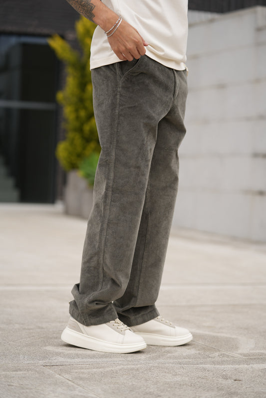 Calça de bombazina Verde Musgo Calvin Klein FW25