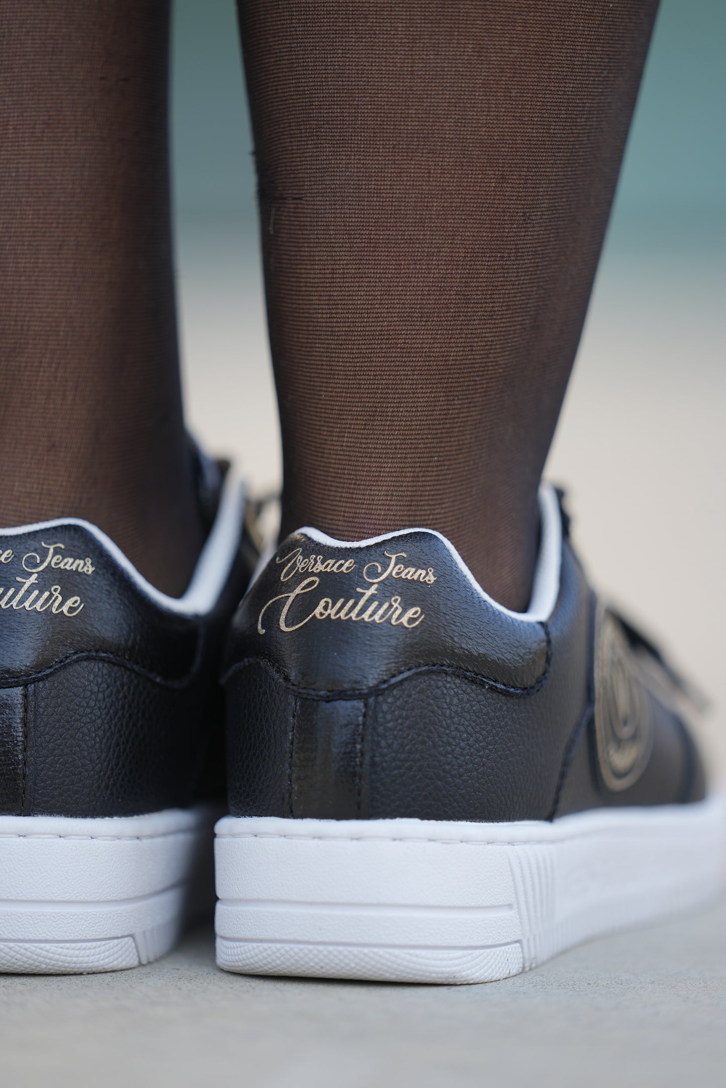 Sapatilhas Pretas Versace Jeans Couture FW25