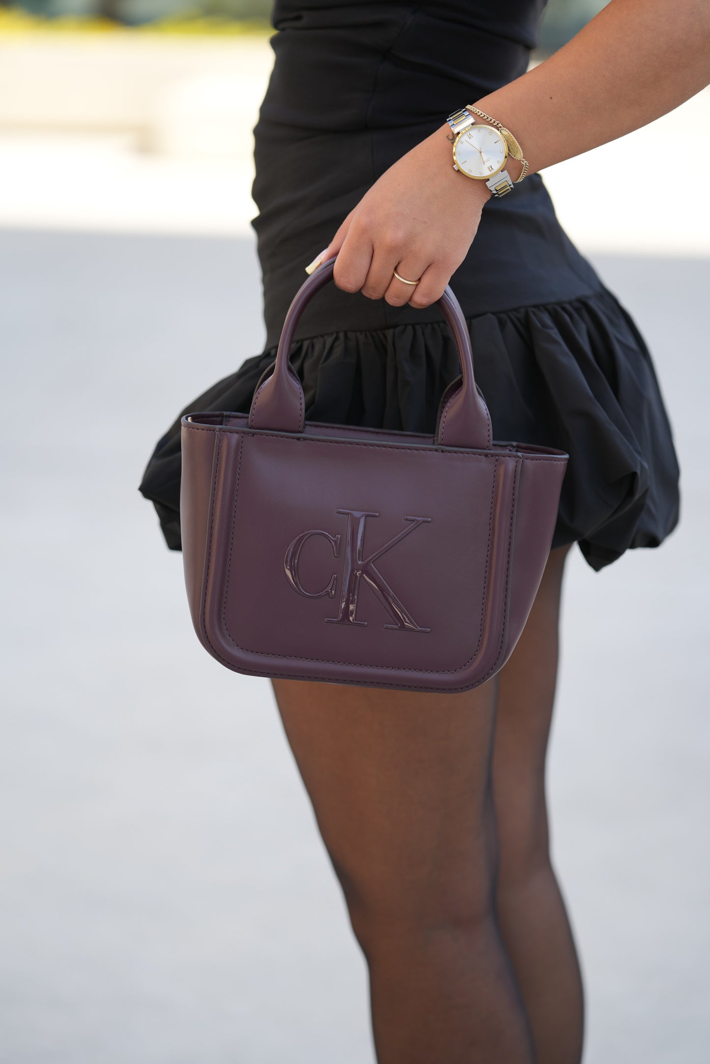 Mala Calvin Klein Bordô FW25