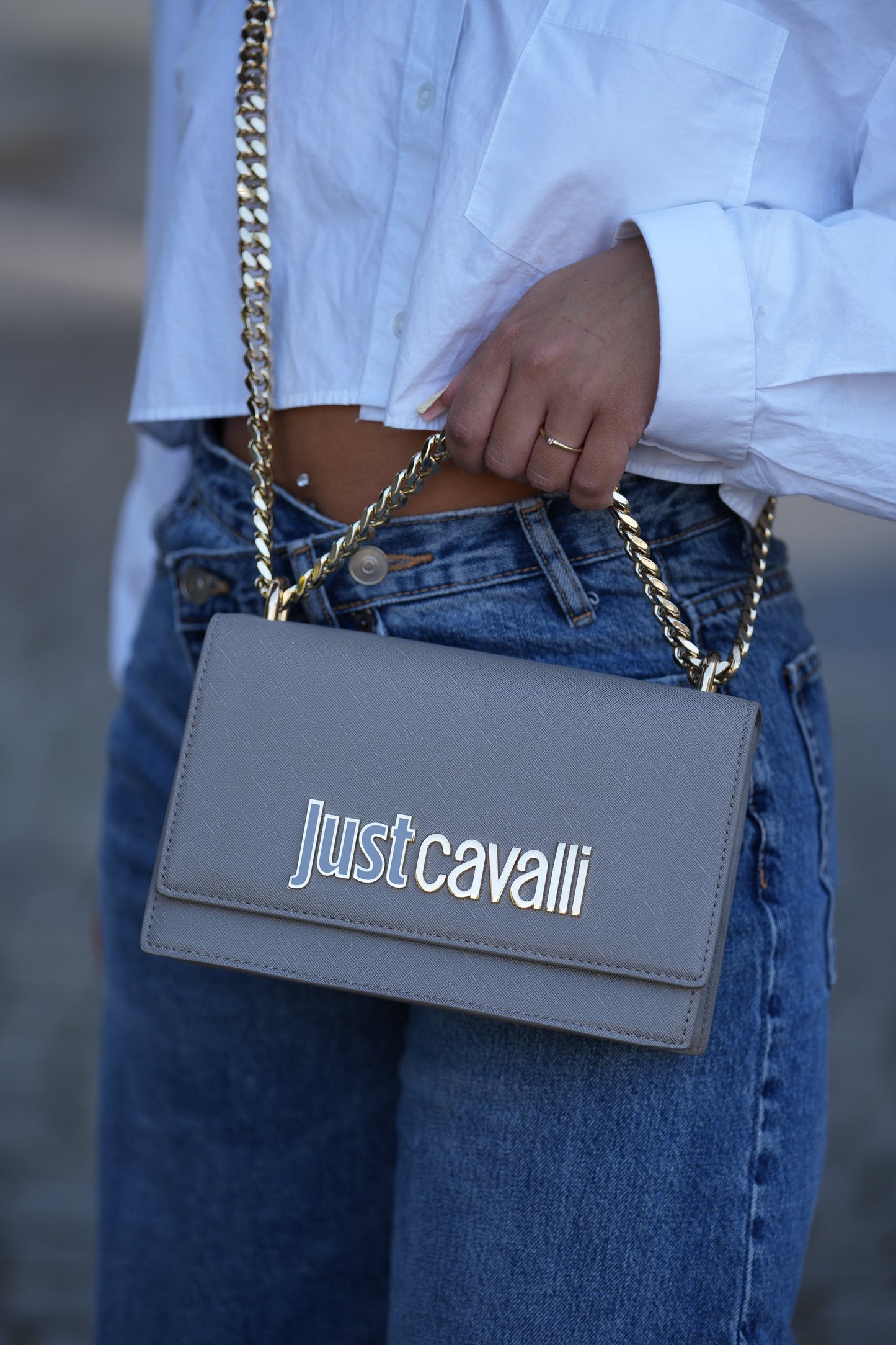 Mala Cinza Just Cavalli FW25