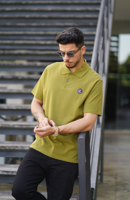 Polo Just Cavalli Verde 76OAGG23 SS24 Just Cavalli