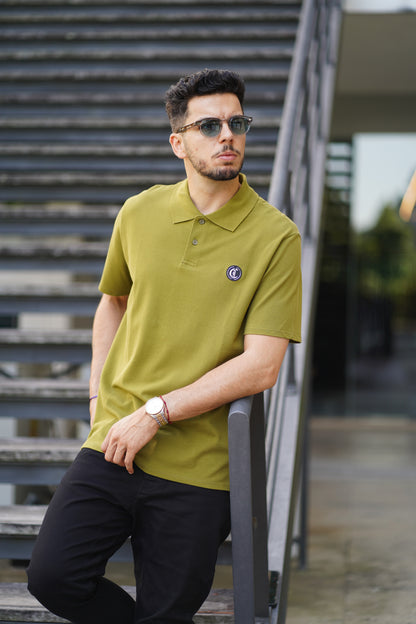 Polo Just Cavalli Verde 76OAGG23 SS24 Just Cavalli