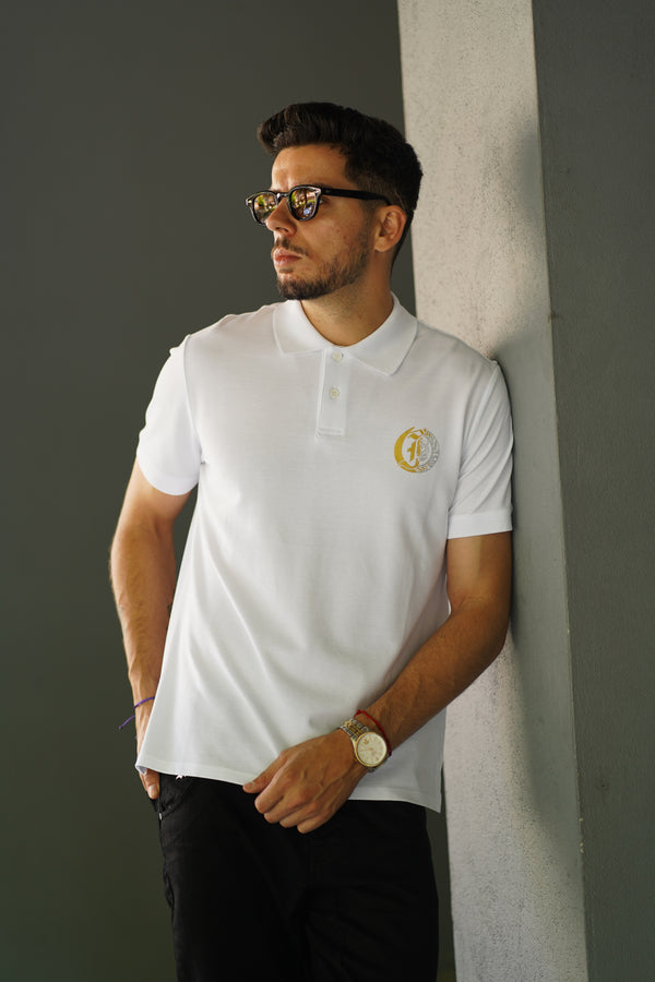 Polo Just Cavalli Branco SS24