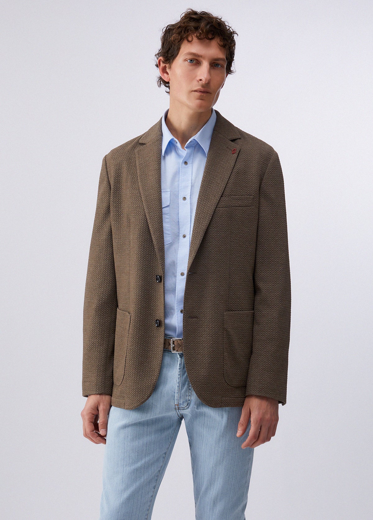 Blazer Liu Jo Texturizado Castanho LIU JO