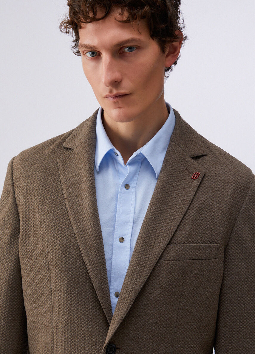 Blazer Liu Jo Texturizado Castanho LIU JO