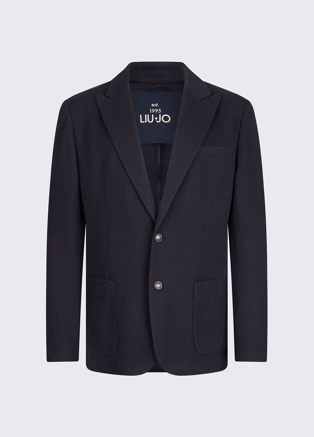 Blazer Liu Jo Malha Texturizada Azul-Marinho LIU JO