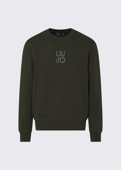 Sweatshirt Básica Liu Jo Verde LIU JO