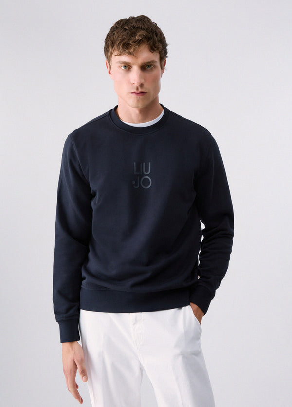 Sweatshirt Básica Liu Jo Azul