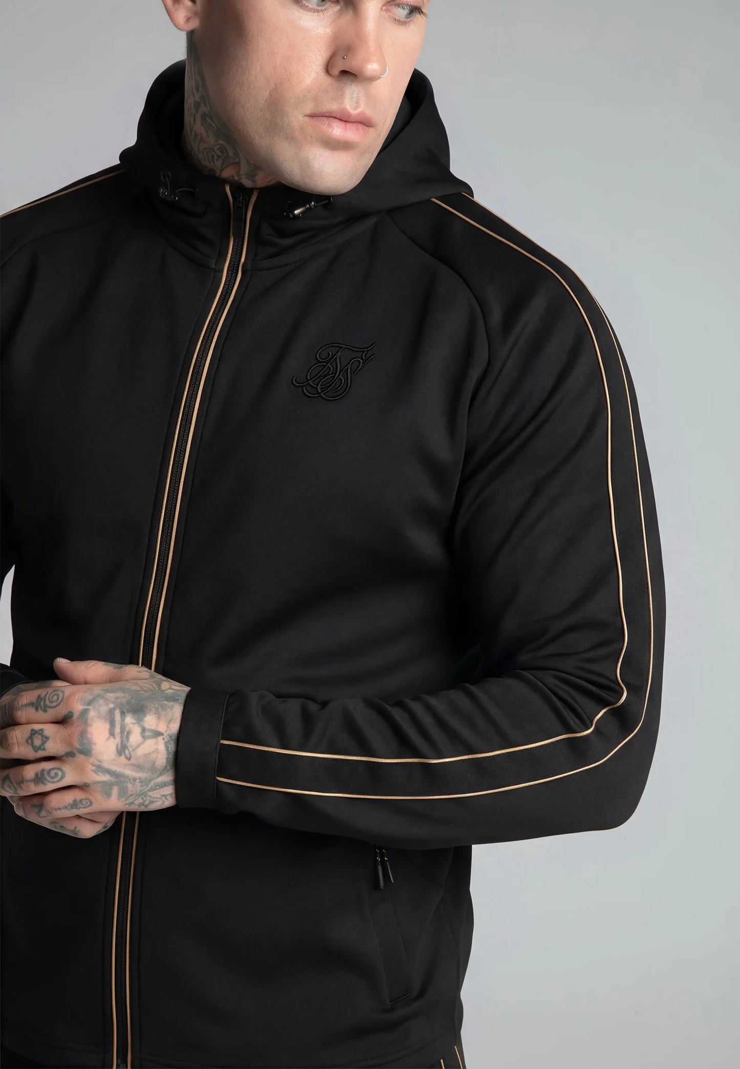 Fato de Treino Preto SikSilk SS26