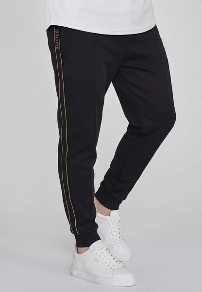 Fato de Treino Preto com Fita Lateral SikSilk