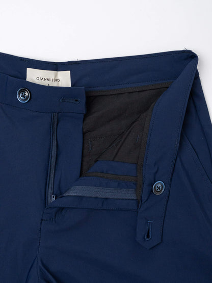 Calça de Tecido Tecnico Azul Gianni Lupo